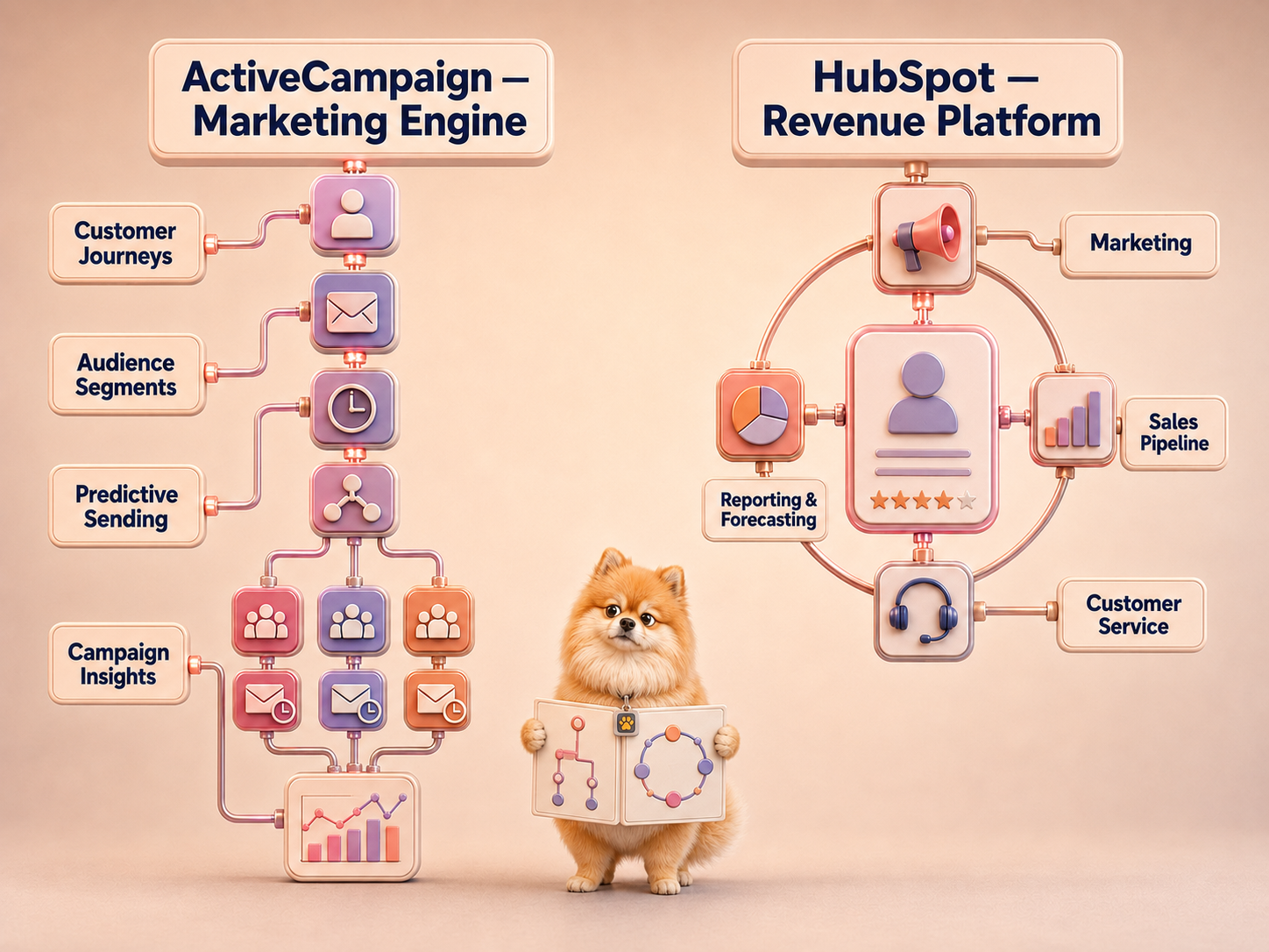 Chloe HubSpot vs ActiveCampgain comparison
